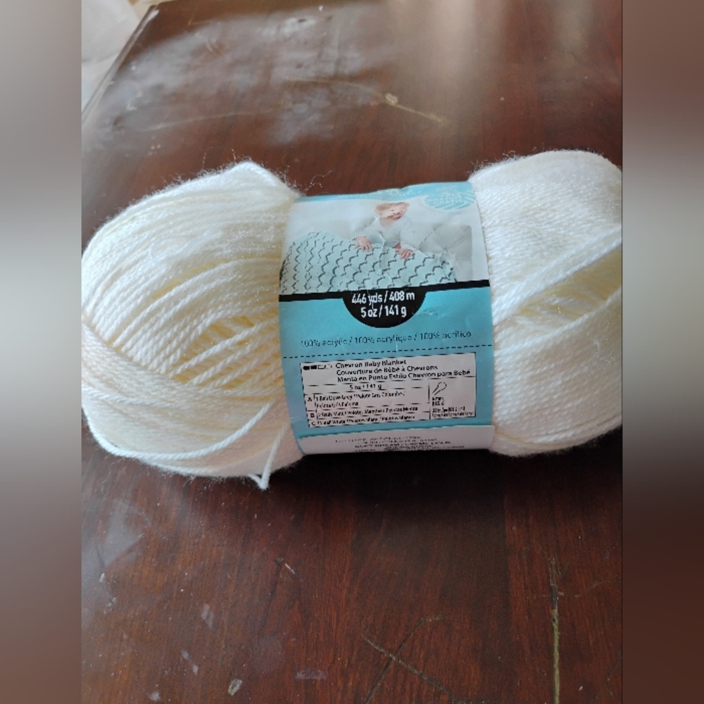 White Yarn Skein